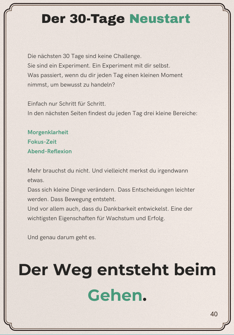 Starte trotzdem Workbook S 40